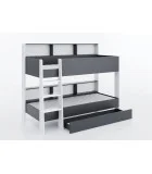 Bunk bed SWAY 90x200 Anthracite / White order